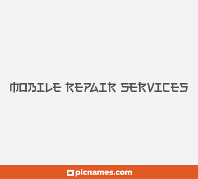 Mobile Repair Services